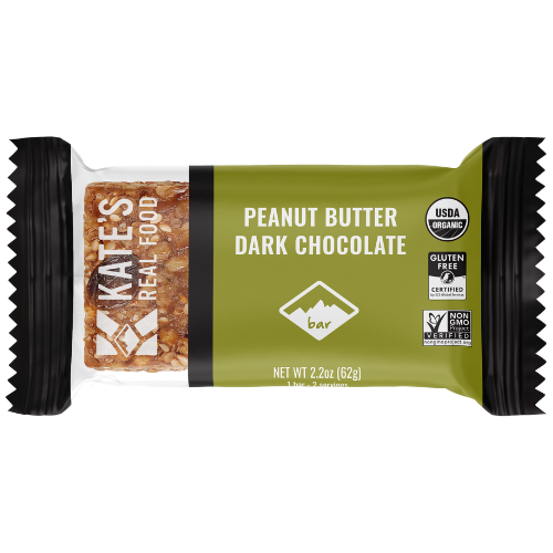 Peanut Butter Dark Chocolate Bars by Kate's Real Food