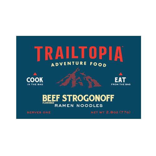Beef flavored Stroganoff Ramen Noodles by Trailtopia