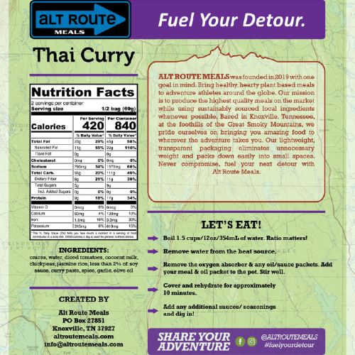 Thai Curry by Alt Route Meals