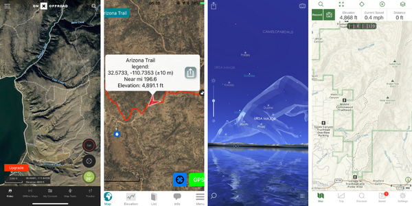 Best Outdoor Apps Thru-Hiking Backpacking Mapping First Aid Route Finding Stars