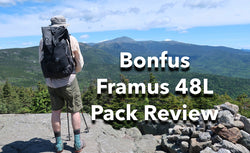 Bonfus Framus 48L Ultralight Pack Review Ultra Fabric Cottage Backpack Section Hiker
