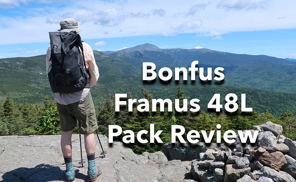 Bonfus Framus 48L Ultralight Pack Review Ultra Fabric Cottage Backpack Section Hiker