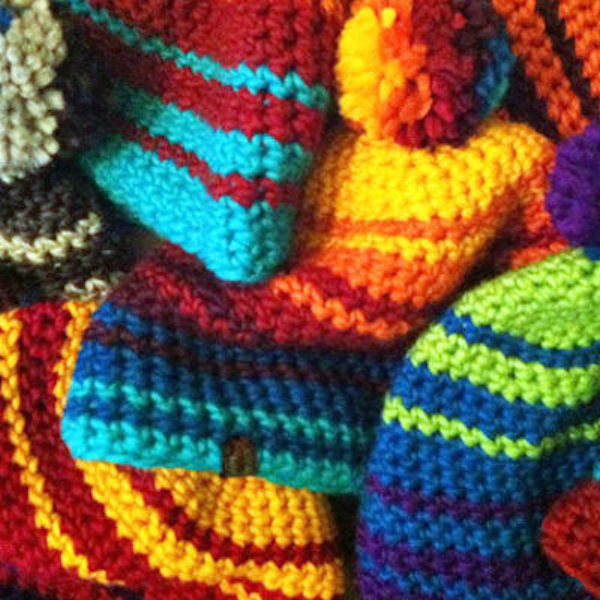 Teton Toques: handmade wool hats crocheted in a ski shack