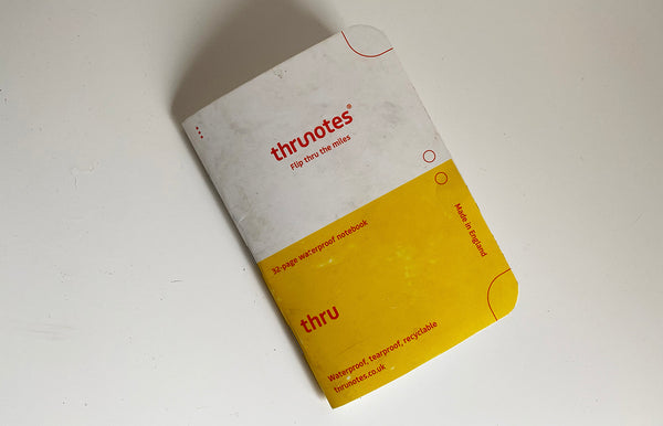 Thrunotes Backpacking Lightweight Waterproof Small Notebooks Journal