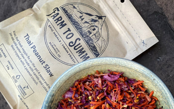 Farm to Summit Backpacking Meal Thai Slaw