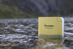 thrunotes waterproof tearproof thru-hiking notebook paper outdoors small lightweight sketch pad