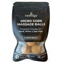 3-pack Micro Cork Massage Balls by Rawlogy