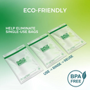 Clear Stand-Up Reusable Bags by Smelly Proof