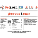 Gingersnap & Pecan Bars by Taos Bakes