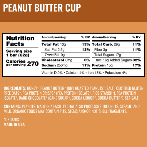 Peanut Butter Cup Protein Bars by Kate's Real Food