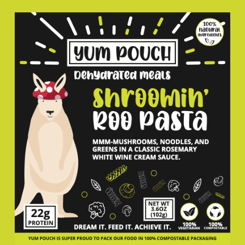 Shroomin' Roo Pasta by Yum Pouch