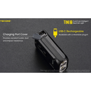TINI 2 500 Lumen USB-C Rechargeable Keychain Flashlight by Nitecore