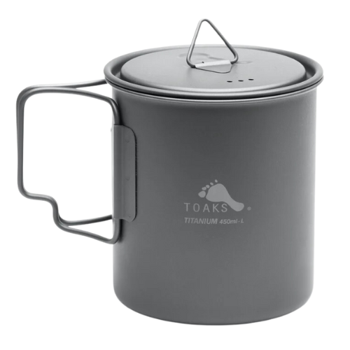 Titanium 450ml Cup w/Lid (Ultralight Version) by TOAKS