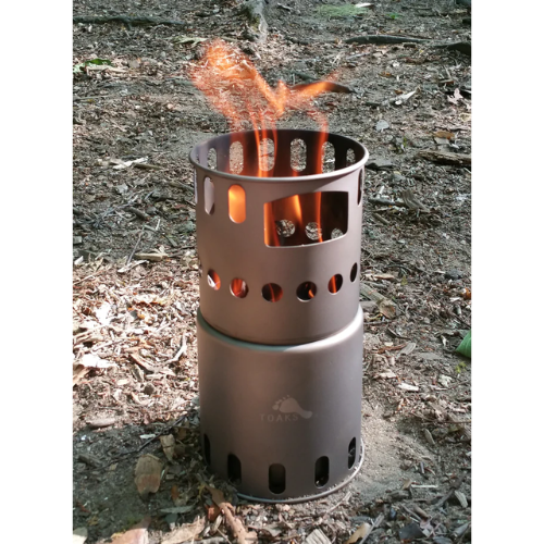 Titanium Backpacking Wood Burning Stove (STV-11) by TOAKS