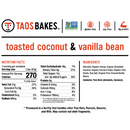 Toasted Coconut & Vanilla Bean Bars by Taos Bakes