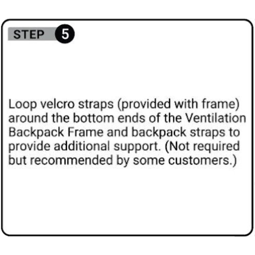 Ultralight Backpack Ventilation Frame by Vaucluse Backpack Ventilation Gear