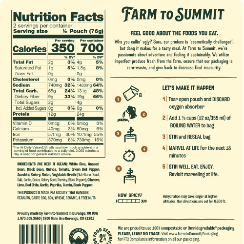  Puebloan Beans and Rice by Farm to Summit