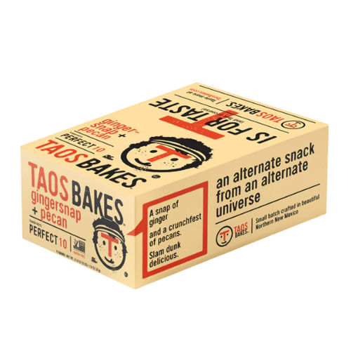 Gingersnap + Pecan Bars by Taos Bakes