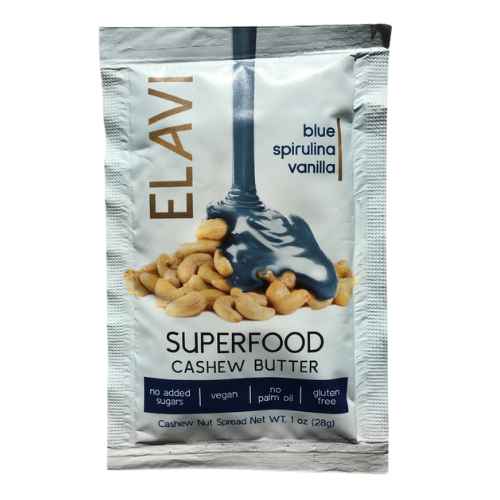 Blue Spirulina Vanilla Superfood Cashew Butter by ELAVI