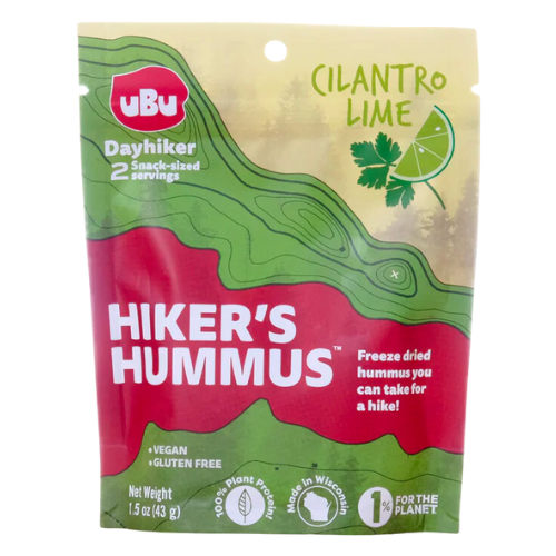 Freeze Dried Hummus for Backpacking ubu GGG Garage Grown Gear