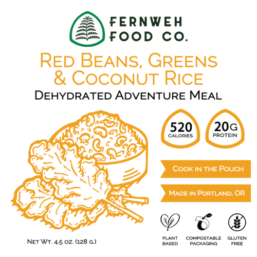 Red Beans, Greens & Coconut Rice by Fernweh Food Company