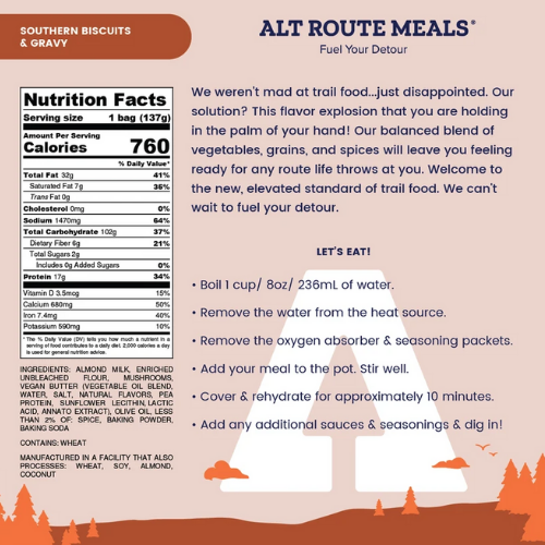 Southern Biscuits and Gravy by Alt Route Meals