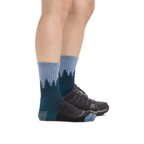 Women's Treeline Micro Crew Midweight Hiking Sock by Darn Tough