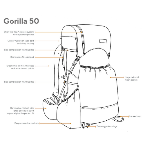 Gorilla 50 Ultralight by Gossamer Gear