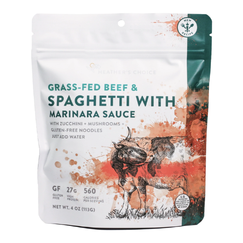 Grass-Fed Beef & Spaghetti with Marinara Sauce by Heather's Choice