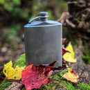 Titanium Hip Flask & Funnel - 220ml by SilverAnt