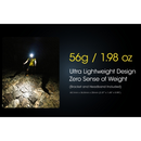 Nitecore NU25 400 Lumen Ultralight Rechargeable Headlamp by Nitecore
