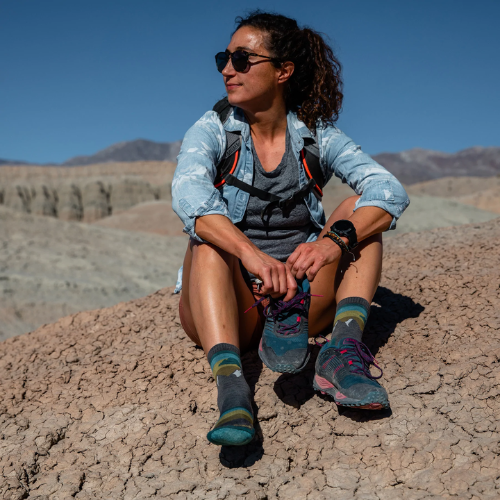Women's Sunset Ledge Micro Crew Lightweight Hiking Sock by Darn Tough